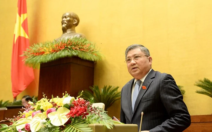 Ủy viên Ủy ban Thường vụ Quốc hội, Chủ nhiệm Ủy ban Đối ngoại Nguyễn Văn Giàu.