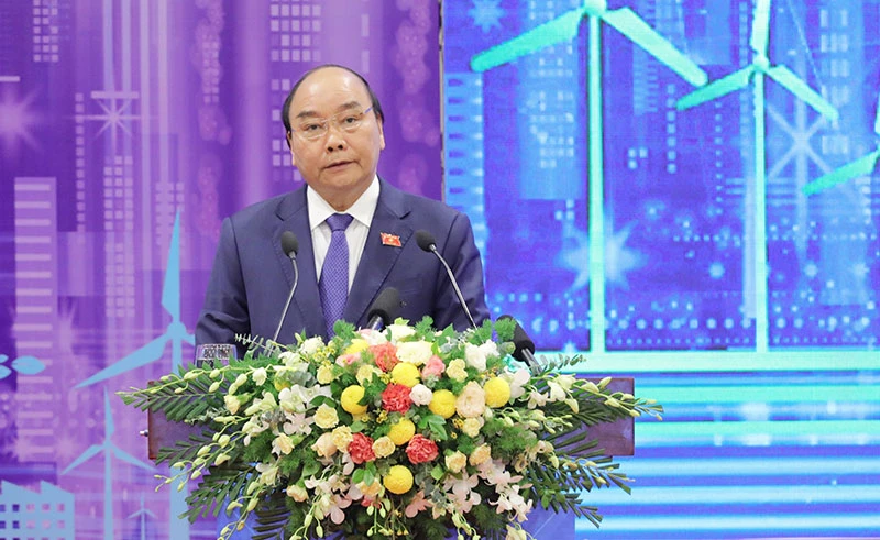 Thủ tướng Nguyễn Xuân Phúc phát biểu ý kiến tại Diễn đàn 