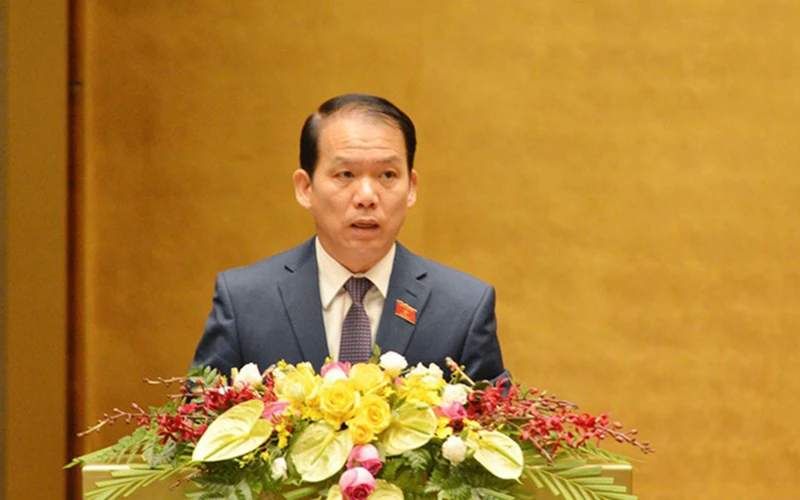 Chủ nhiệm Ủy ban Pháp luật của Quốc hội Hoàng Thanh Tùng.