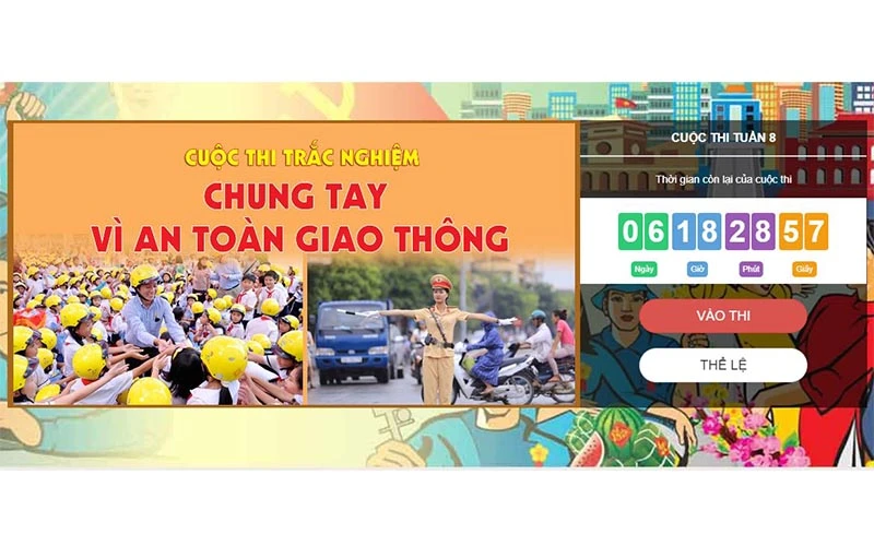 Bạn Đặng Thị Khánh Linh đoạt giải Nhất tuần bảy thi trắc nghiệm “Chung tay vì an toàn giao thông”