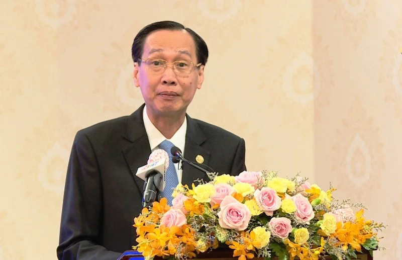 Phó Chủ tịch UBND thành phố, Lê Thanh Liêm khẳng định sự đóng góp quan trọng của kiều bào với sự phát triển của thành phố.