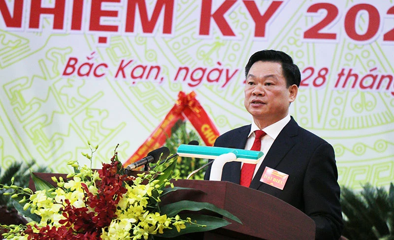 Đồng chí Hoàng Duy Chinh, tân Bí thư Tỉnh ủy Bắc Kạn khóa 12, nhiệm kỳ 2020-2025.
