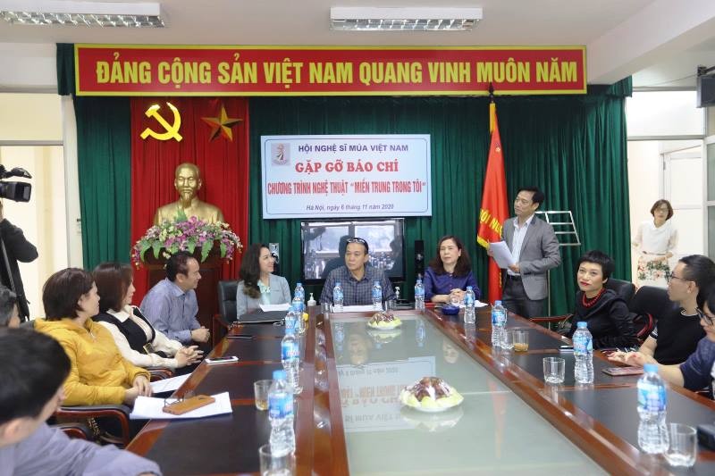 Hội Nghệ sĩ Múa Việt Nam thông tin về chương trình “Miền trung trong tôi”.