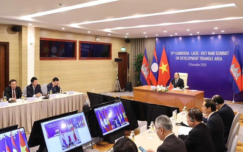 Thủ tướng Chính phủ Nguyễn Xuân Phúc phát biểu tại Hội nghị. (Ảnh: Bộ Ngoại giao Việt Nam) 