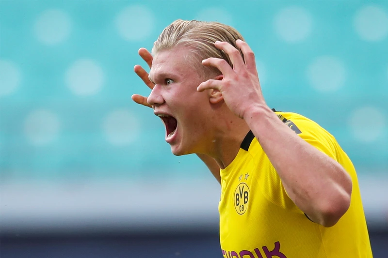 Erling Haaland đang là cầu thủ trẻ đầy tiềm năng. (Ảnh: Bundesliga)