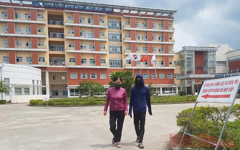 Bệnh viện Đa khoa T.Ư Quảng Nam đang điều trị một ca nhập cảnh vào Việt Nam.