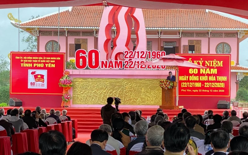 Phú Yên kỷ niệm 60 năm Ngày đồng khởi Hòa Thịnh