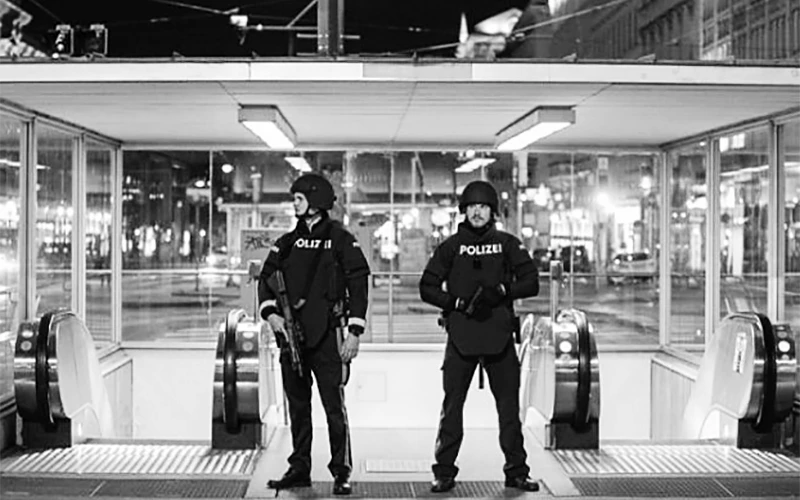 An ninh được thắt chặt ở thủ đô Viên (Áo).