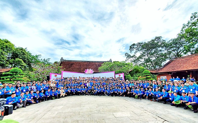 Các đại biểu dự Đại hội Thanh niên tiên tiến làm theo lời Bác toàn quốc lần thứ VI, năm 2020 tại Nghệ An.