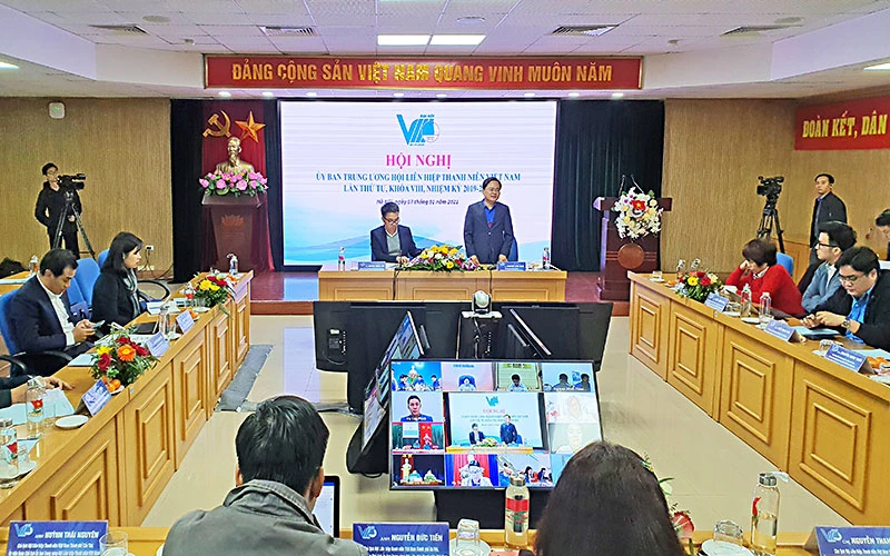 Đồng chí Nguyễn Anh Tuấn phát biểu ý kiến tại Hội nghị.
