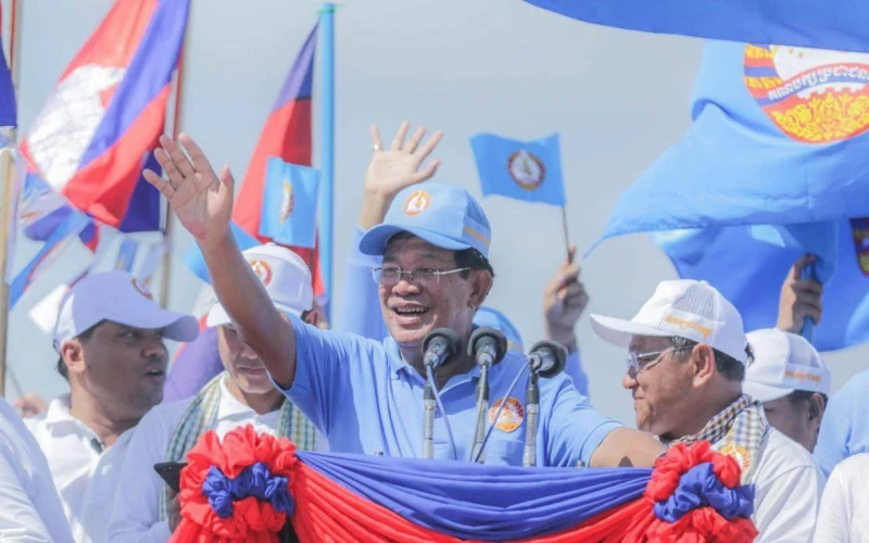Chủ tịch CPP, Thủ tướng Samdech Techo Hun Sen. (Ảnh: Fresh News)