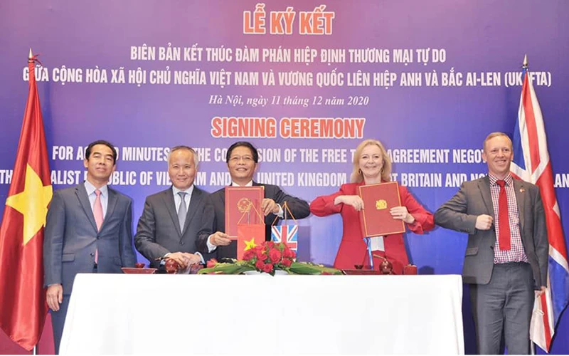 Việt Nam hoàn tất đàm phán FTA với Anh, đối tác quan trọng tại châu Âu. Ảnh BỘ NGOẠI GIAO
