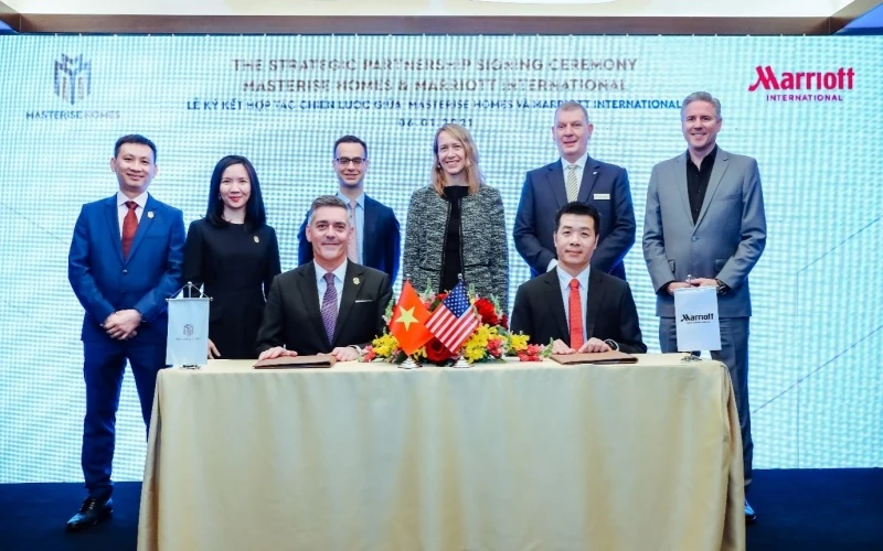 Cái bắt tay lịch sử giữa Masterise Homes & Marriott International nhằm mang tới dự án Branded Residence (Bất động sản hàng hiêu) lớn nhất thế giới đến Việt Nam.