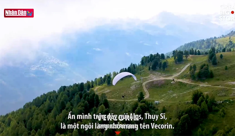 Nơi người dân nhảy dù đi làm ở Thụy Sĩ