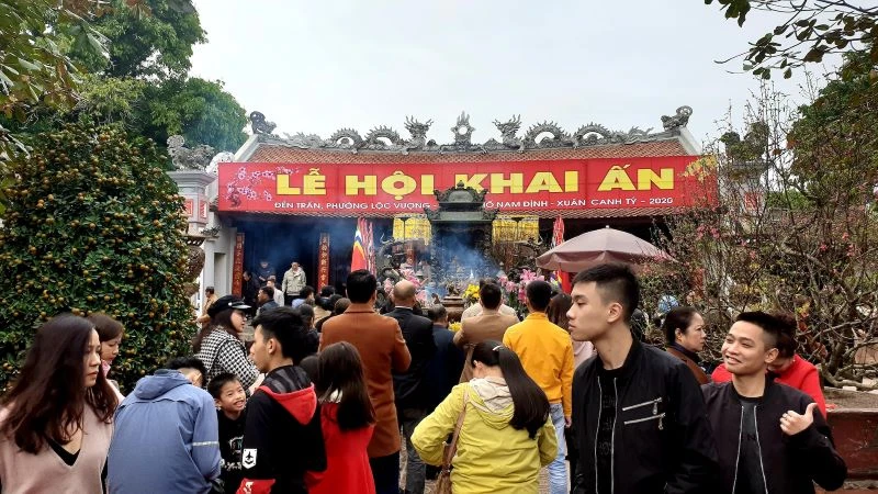Để phòng dịch Covid-19, Nam Định quyết định dừng tổ chức Lễ hội Khai ấn đền Trần, Xuân Tân Sửu 2021.