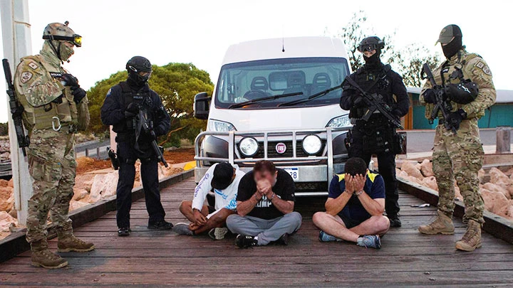 Cảnh sát Australia bắt giữ một số đối tượng trong đường dây ma túy của Tse Chi Lop. Ảnh: REUTERS