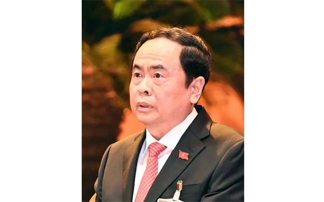 Đồng chí Trần Thanh Mẫn, Bí thư T.Ư Đảng, Chủ tịch Ủy ban Trung ương MTTQ Việt Nam.