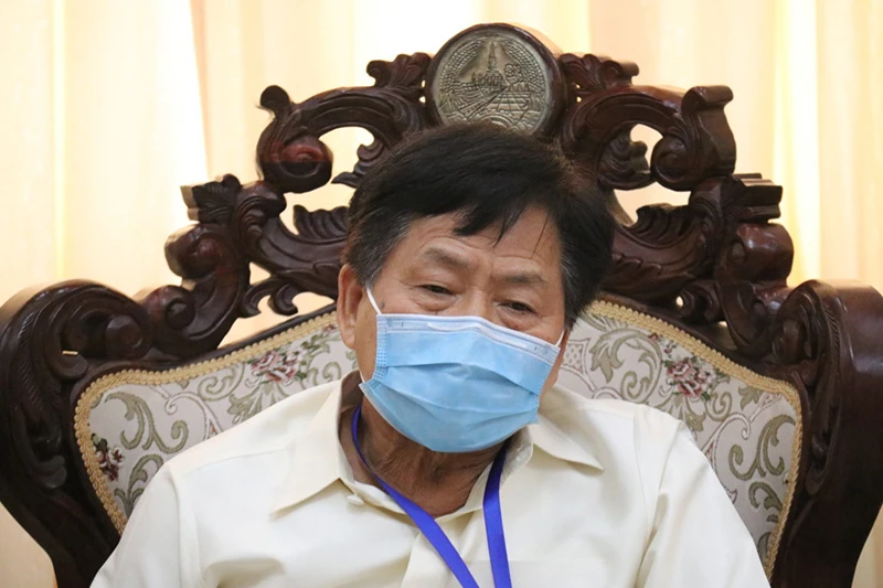 Bộ trưởng Y tế Lào Bounkong Sihavong.
