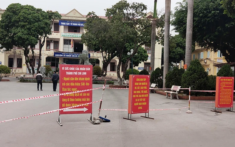  Trung tâm Y tế TP Chí Linh sẵn sàng trở thành bệnh viện dã chiến.