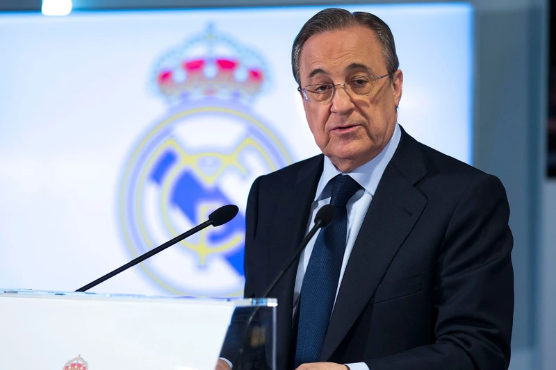 Chủ tịch Real Madrid Florentino Perez.