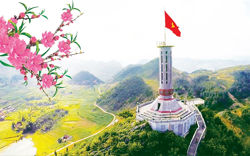 Cột cờ Lũng Cú, huyện Đồng Văn, tỉnh Hà Giang.