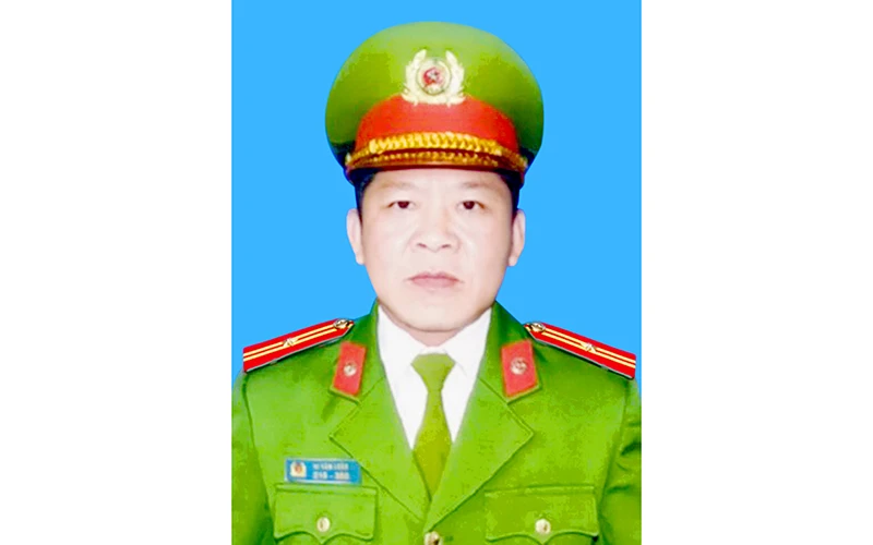 Chân dung Thiếu tá Vi Văn Luân.