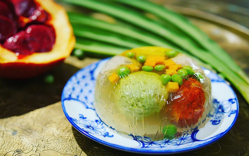 Món mọc vân ám được đầu bếp Nguyễn Phương Hải chăm chút giới thiệu trên “Bếp nhà cháu”.