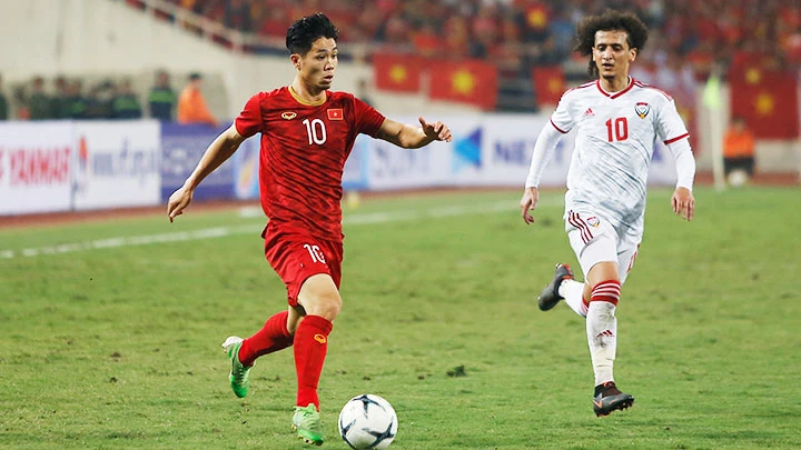 Đội tuyển bóng đá Việt Nam đang bị thiếu hụt lực lượng do nhiều cầu thủ gặp chấn thương. Ảnh: LÊ MINH