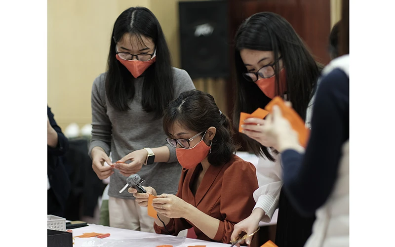 Học viên tham gia chương trình (Ảnh: UNWomen tại Việt Nam).
