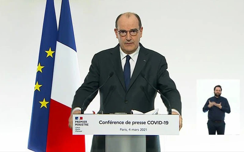 Thủ tướng Pháp cho biết dịch bệnh chưa có dấu hiệu suy giảm nên phải tăng cường hạn chế ở các khu vực có nguy cơ cao. (Ảnh: BFMTV)
