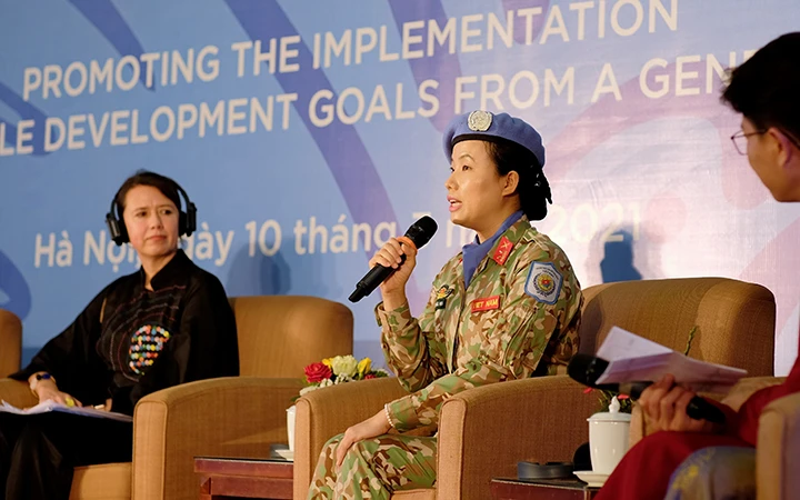 Các đại biểu tham dự Diễn đàn (Ảnh: UNWomen Việt Nam).