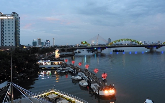 Một góc TP Đà Nẵng, trung tâm vùng kinh tế trọng điểm miền trung.