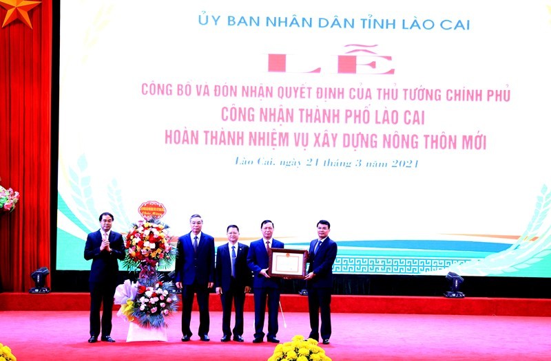 Thành  phố Lào Cai đón quyết định của Chính phủ công nhận đạt chuẩn nông thôn mới giai đoạn 2011-2019.