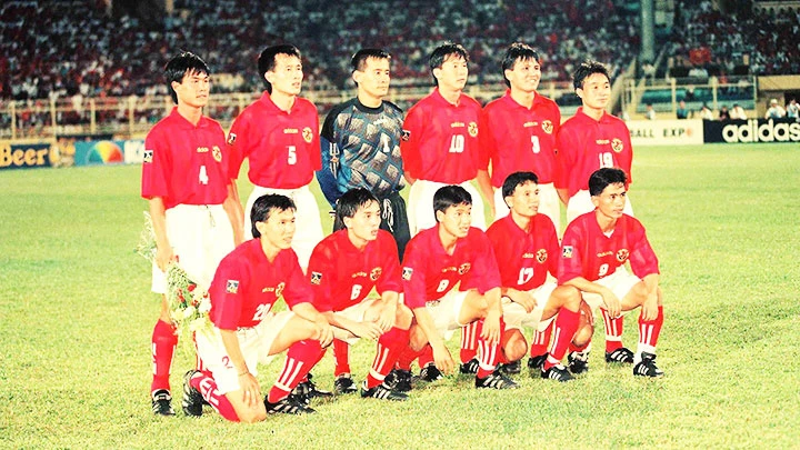 Thế hệ vàng bóng đá Việt Nam tại Tiger Cup 98.