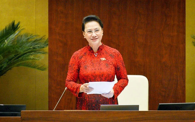 Đồng chí Nguyễn Thị Kim Ngân. (Ảnh: Trung tâm báo chí Quốc hội)