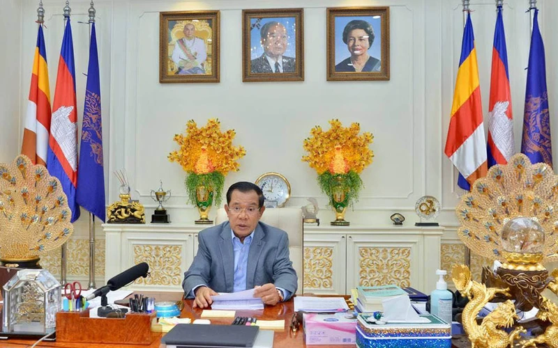 Thủ tướng Campuchia Samdech Techo Hun Sen (Ảnh: Fresh News).