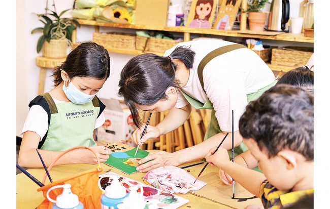 Một hoạt động cho trẻ tại The Edu House - Tổ hợp giáo dục dành cho gia đình và trẻ em đầu tiên ở Việt Nam vừa đưa vào hoạt động ở quận 2, TP Hồ Chí Minh.