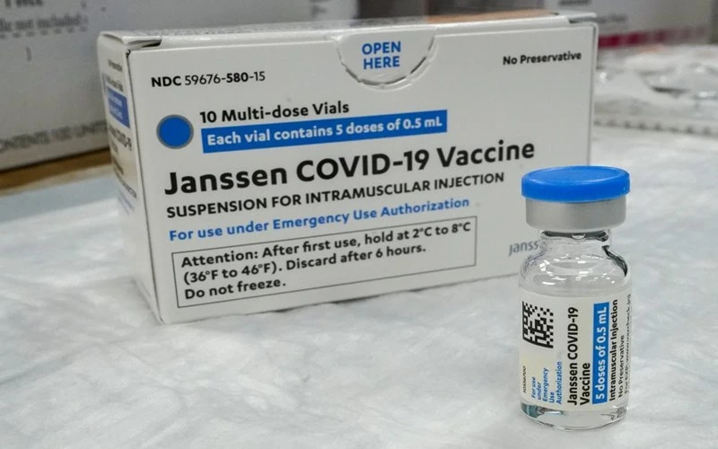 Vaccine ngừa Covid-19 của Johnson & Johnson. (Ảnh: AP)