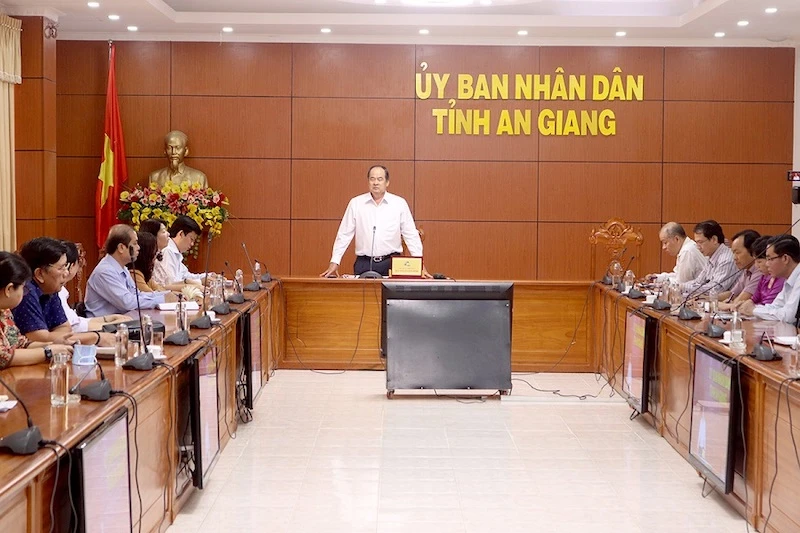 UBND tỉnh An Giang đã họp khẩn lên kế hoạch phòng, chống dịch bệnh
