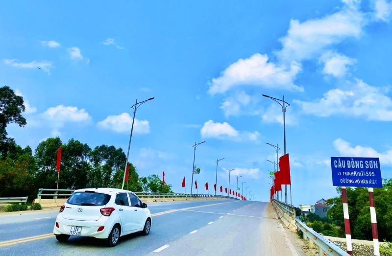 Cầu Đồng Sơn bảo đảm chất lượng vận hành.