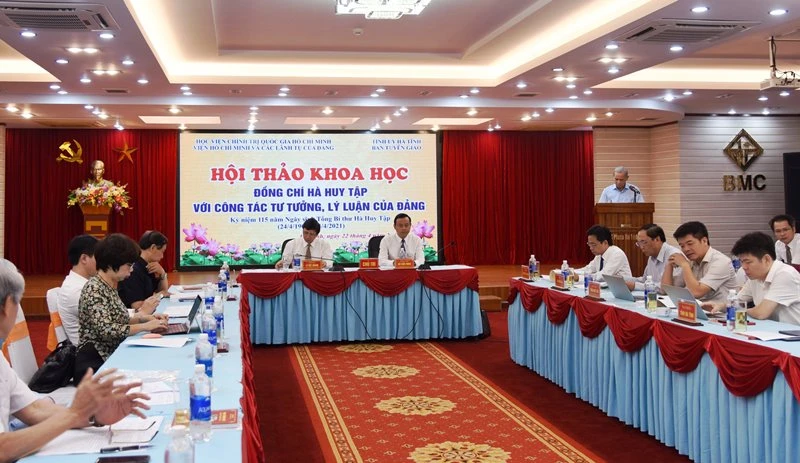 Đồng chí Hà Huy Tập với công tác tư tưởng, lý luận của Đảng