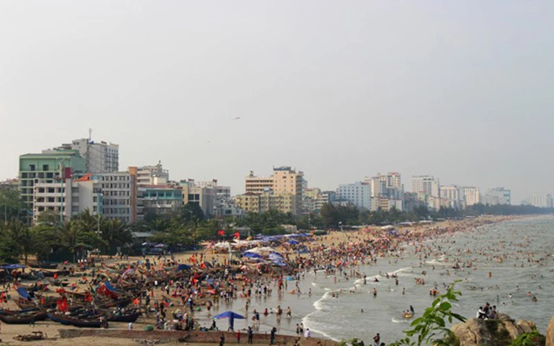 Bãi biển đô thị du lịch biển Sầm Sơn.