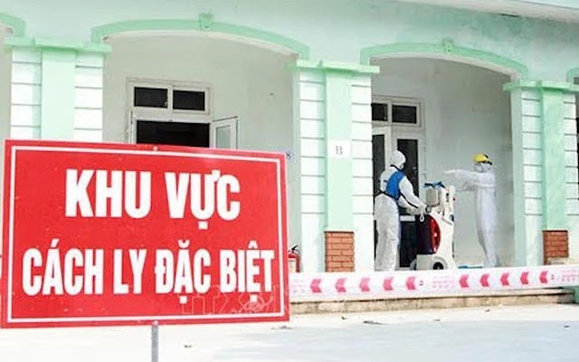 Khu vực cách ly tại tỉnh Điện Biên.