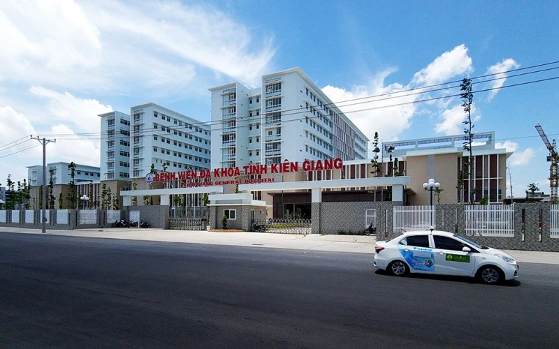 Cơ sở mới của Bệnh viện đa khoa tỉnh Kiên Giang.