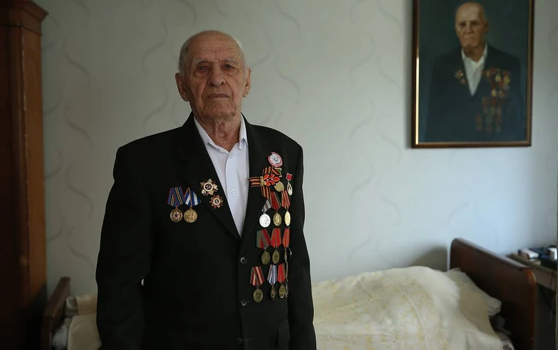 Ivan Kurbakov được tặng thưởng Huân chương Chiến tranh Vệ quốc Vĩ đại hạng Nhất, Huân chương Georgy Zhukov và nhiều phần thưởng cao quý khác. (Nguồn ảnh: TASS)