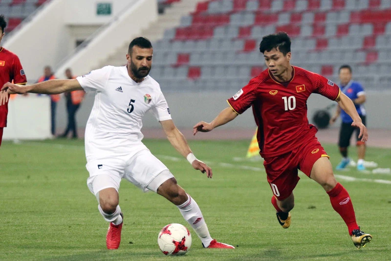 ĐT Việt Nam sẽ có trận đấu mang tính “tổng duyệt” với ĐT Jordan tại UAE. (Ảnh: VFF)