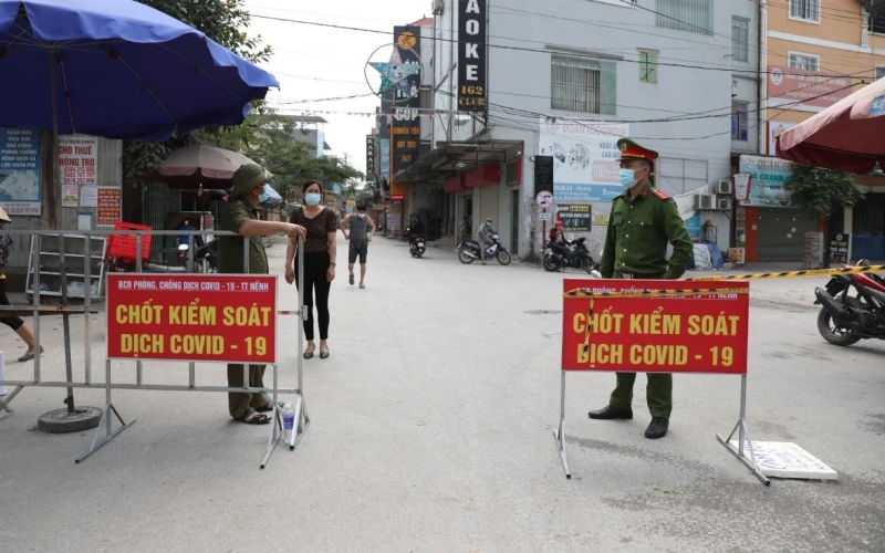 Giãn cách xã hội toàn huyện Việt Yên sau 159 ca dương tính tại ổ dịch mới