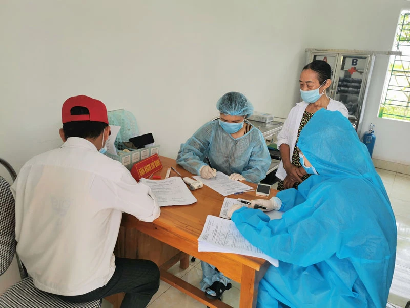 Việc khai báo y tế được triển khai nghiêm túc tại các địa phương ở tỉnh Thái Bình, bởi hiện nay đã xuất hiện bảy ổ dịch Covid-19.