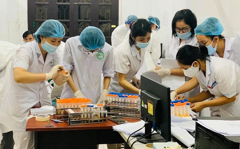 Bắc Giang đang nỗ lực xét nghiệm nhanh tại các khu công nghiệp.