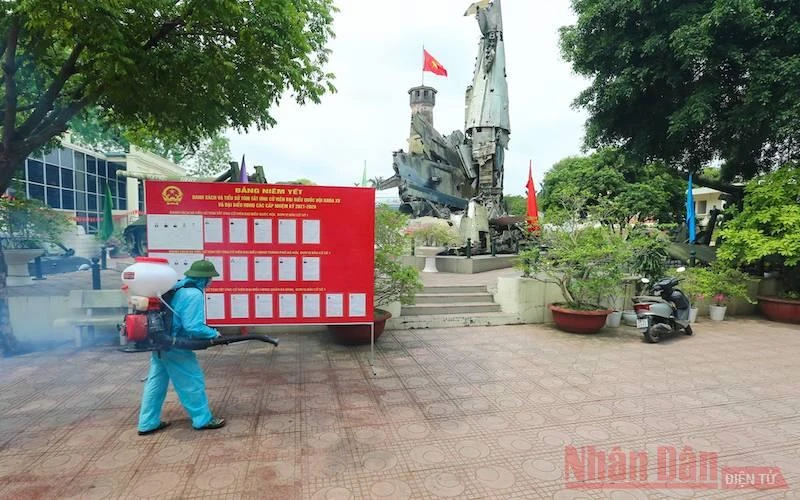 Nhiều di tích ở Hà Nội được chọn làm điểm bỏ phiếu